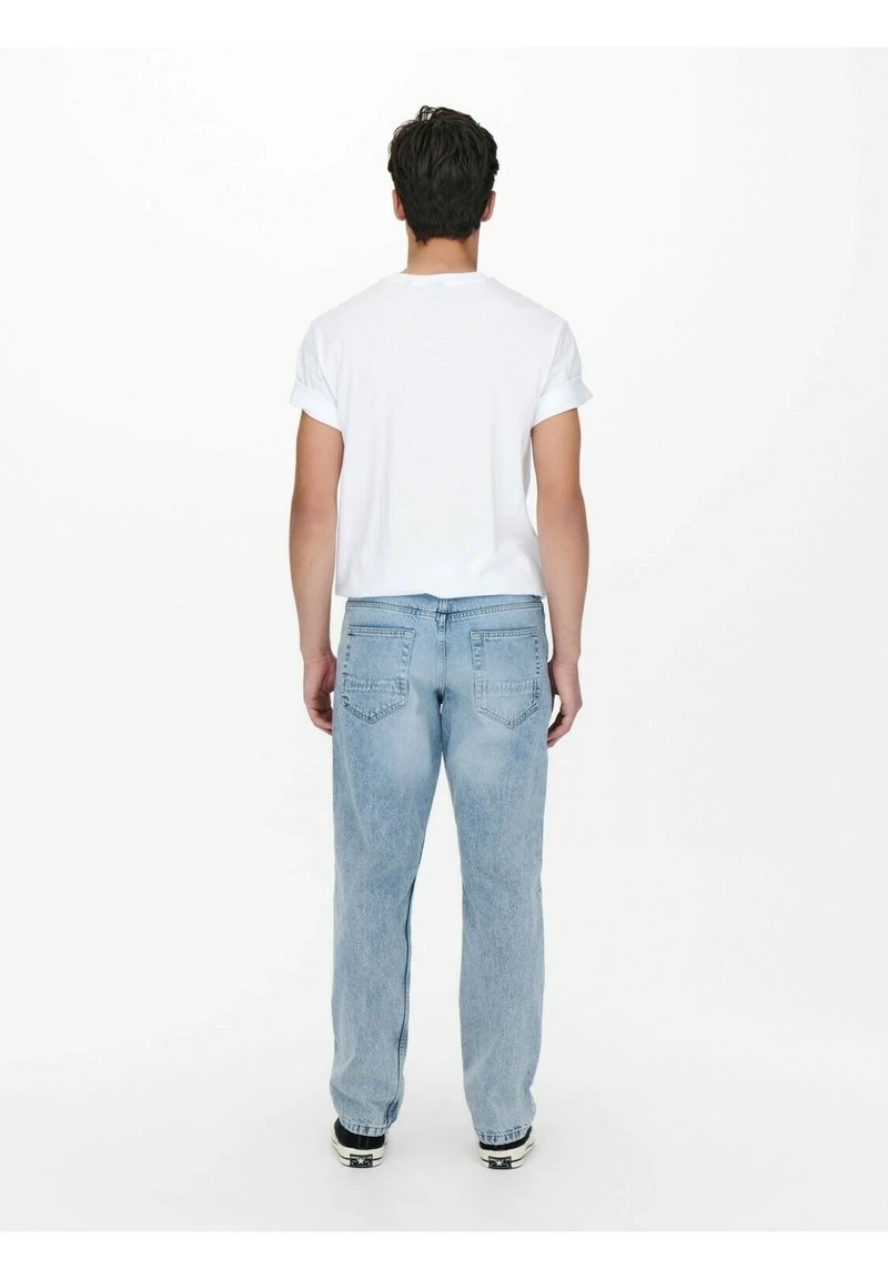 Only & Sons STONED WASHED - Jeans Straight Leg - Hellblau 3 Only & Sons STONED WASHED - Jeans Straight Leg - Hellblau – Bild 3