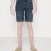 Only & Sons ONSPLY LIFE FOLD UP - Jeans Shorts - Dark Blue Denim