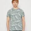 Only & Sons ONSIASON SLIM TEE - T-Shirt Print - Chinois Green