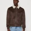 Only & Sons ONSTHOR JACKET - Kunstlederjacke - Seal Brown