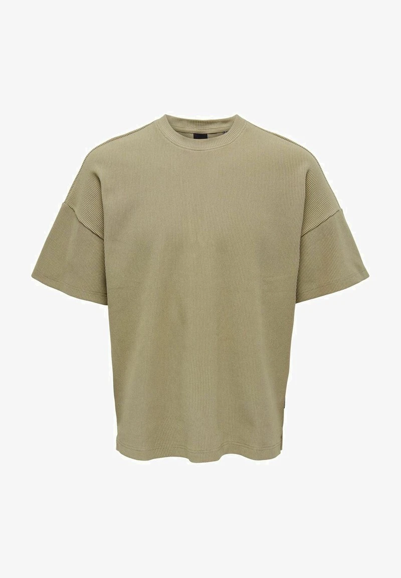 Only & Sons EINFARBIGES RUNDHAL WEITES KURZARM BASIC ONSBERKE - T-Shirt Basic - Schwarz 4 Only & Sons EINFARBIGES RUNDHAL WEITES KURZARM BASIC ONSBERKE - T-Shirt Basic - Schwarz – Bild 4