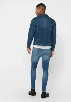 Only & Sons Jeansjacke - Blau -Only and Sons Verkäufe 4f0d41f44559477d88bb1a5a0c9e9c34