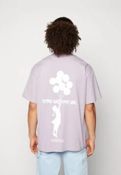 Only & Sons ONSBANKSY TEE UNISEX - T-Shirt Print - Purple Ash