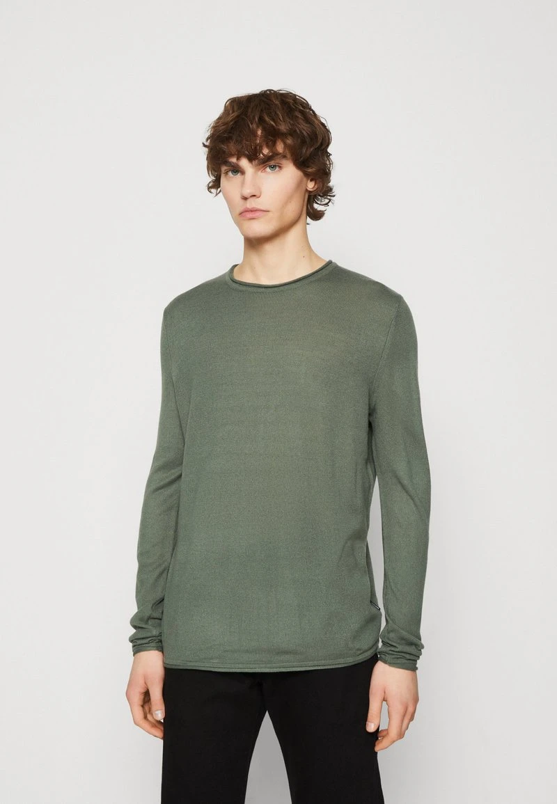 Only & Sons ONSLARSON CREW - Strickpullover - Duck Green 1 Only & Sons ONSLARSON CREW - Strickpullover - Duck Green