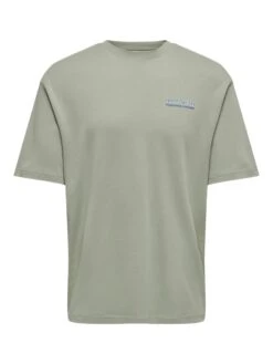 Only & Sons Print T-shirt - Seagrass -Only and Sons Verkäufe 51643fc29d26424a96a04048eeecbda0