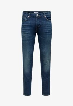 Only & Sons BASIC ONSLOOM STRETCH - Jeans Slim Fit - Dunkelblau -Only and Sons Verkäufe 53f549f7244b461bb8dfde0d6100ca04