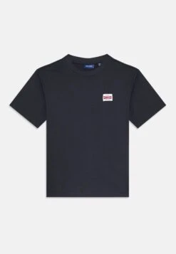 OSJFRED LIFE LABEL TEE - T-Shirt Basic - Dark Navy