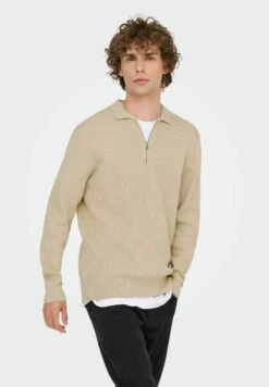 Only & Sons Polo Shirt - Silver Lining