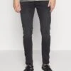 Only & Sons ONSWARP WASHED - Jeans Skinny Fit - Black Denim