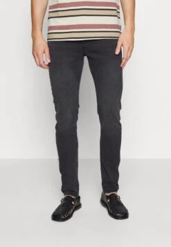 Only & Sons ONSWARP WASHED - Jeans Skinny Fit - Black Denim