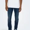 Only & Sons BASIC ONSLOOM STRETCH - Jeans Slim Fit - Dunkelblau