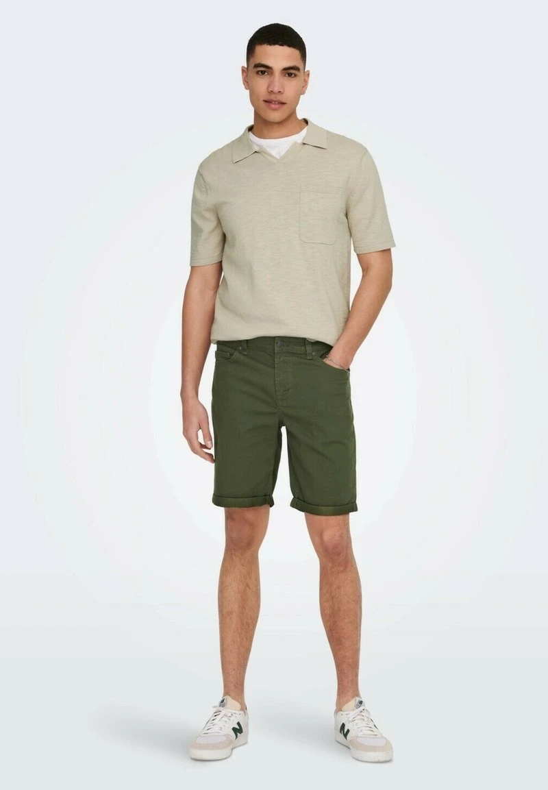 Only & Sons KURZARM ONSACE - Poloshirt - Beige 2 Only & Sons KURZARM ONSACE - Poloshirt - Beige – Bild 2