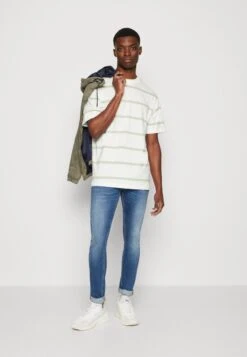 Only & Sons ONSHARRY SKATE STRIPE TEE 2 PACK - T-Shirt Print - Dark Navy