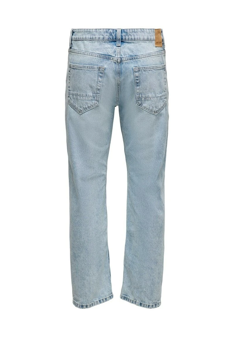 Only & Sons STONED WASHED - Jeans Straight Leg - Hellblau 5 Only & Sons STONED WASHED - Jeans Straight Leg - Hellblau – Bild 5