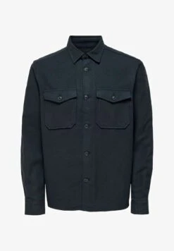 Only & Sons MILO LIFE SOLID OVERSHIRT NOOS - Leichte Jacke - Dark Navy