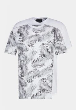Only & Sons ONSPERRY LIFE REG LEAF TEE 2-PACK - T-Shirt Print - Bright White -Only and Sons Verkäufe 624aa8054ad842ad9b268c1c14d54045 1