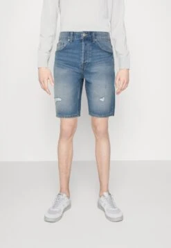 Only & Sons ONSEDGE DESTROY - Jeans Shorts - Medium Blue Denim