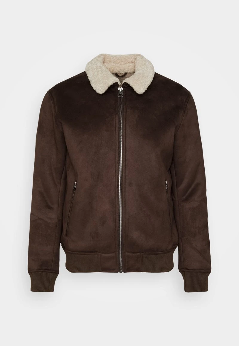 Only & Sons ONSTHOR JACKET - Kunstlederjacke - Seal Brown 5 Only & Sons ONSTHOR JACKET - Kunstlederjacke - Seal Brown – Bild 5
