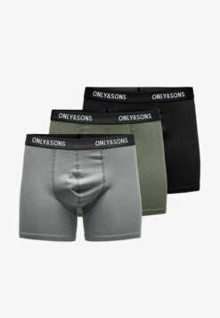 Only & Sons 3PACK - Panties - Olive Night