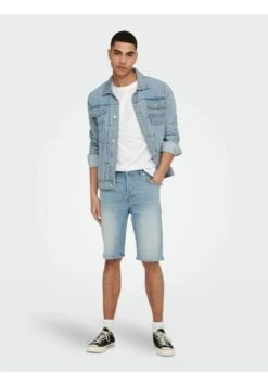 Only & Sons Jeans Shorts - Light Blue Denim