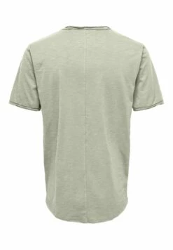 Only & Sons RUNDHALS LANGES KURZARM AUS ONSBEN - T-Shirt Basic - Grau -Only and Sons Verkäufe 6ada3a67a97e45bcad4fcbcd0e367f98