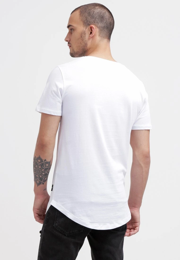 Only & Sons ONSMATT LONGY TEE - T-Shirt Basic - White 3 Only & Sons ONSMATT LONGY TEE - T-Shirt Basic - White – Bild 3