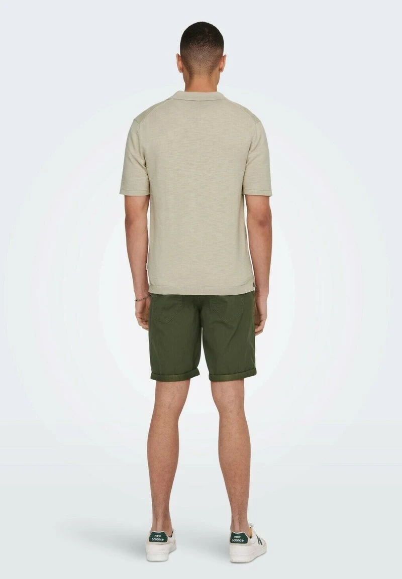 Only & Sons KURZARM ONSACE - Poloshirt - Beige 3 Only & Sons KURZARM ONSACE - Poloshirt - Beige – Bild 3