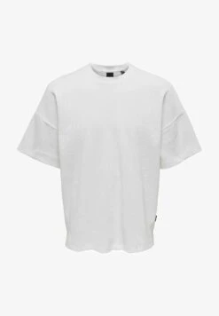 Only & Sons EINFARBIGES RUNDHAL WEITES KURZARM BASIC ONSBERKE - T-Shirt Basic - Beige -Only and Sons Verkäufe 6d98561bef524896bd0bb32a73aa1f50