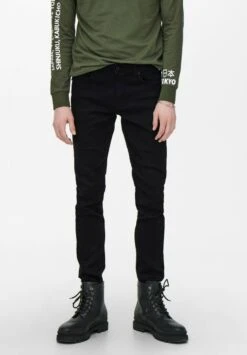 Only & Sons ONSLOOM - Jeans Slim Fit - Schwarz