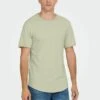 Only & Sons RUNDHALS LANGES KURZARM AUS ONSBEN - T-Shirt Basic - Grau