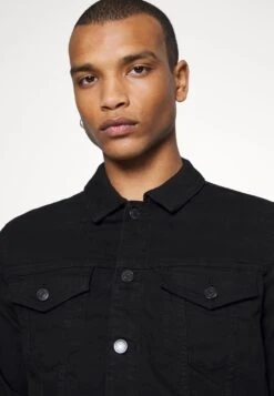 Only & Sons ONSCOIN JACKET - Jeansjacke - Black Denim -Only and Sons Verkäufe 722641c3acd846159a4f90bd39d23696