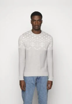 Only & Sons ONSEZ CREW - Strickpullover - Raindrops