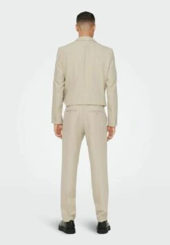 Only & Sons ONSEVE CLEAN - Anzughose - Beige -Only and Sons Verkäufe 74524288f2284e87b8bbe96e63edd7ef