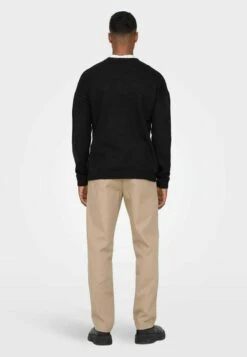 Only & Sons Strickpullover - Black -Only and Sons Verkäufe 765a2cd031524d34a1e007e13456d6ce