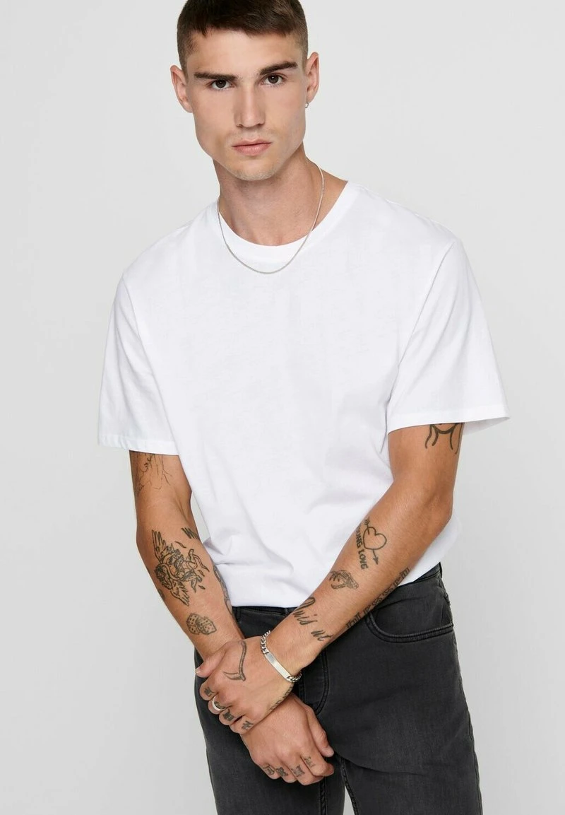 Only & Sons KURZARM ONSMATT - T-Shirt Basic - White 5 Only & Sons KURZARM ONSMATT - T-Shirt Basic - White – Bild 5