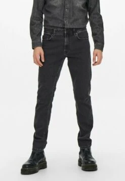 Only & Sons Jeans Straight Leg - Schwarz