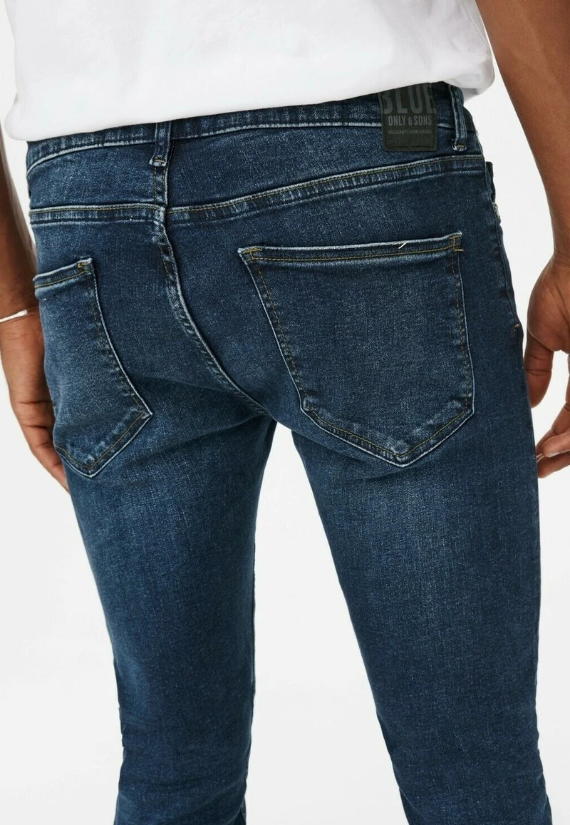 Only & Sons ONSWARP BASIC STRETCH TAPERED - Jeans Slim Fit - Blau 5 Only & Sons ONSWARP BASIC STRETCH TAPERED - Jeans Slim Fit - Blau – Bild 5