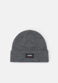 Only & Sons ONSEVAN BADGE BEANIE - Mütze - Grey