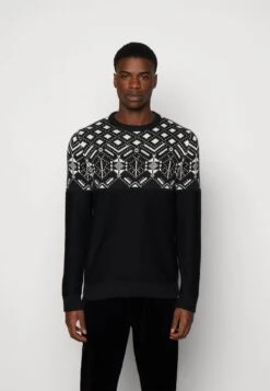 Only & Sons ONSEZ CREW - Strickpullover - Black