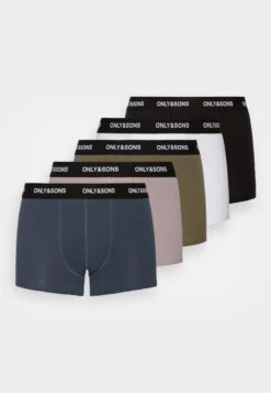 Only & Sons ONSKASPER TRUNKS 5 PACK - Panties - Black