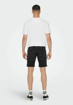 Only & Sons Jeans Shorts - Washed Black -Only and Sons Verkäufe 7c1da37f2fad4f59968f8528583c17eb