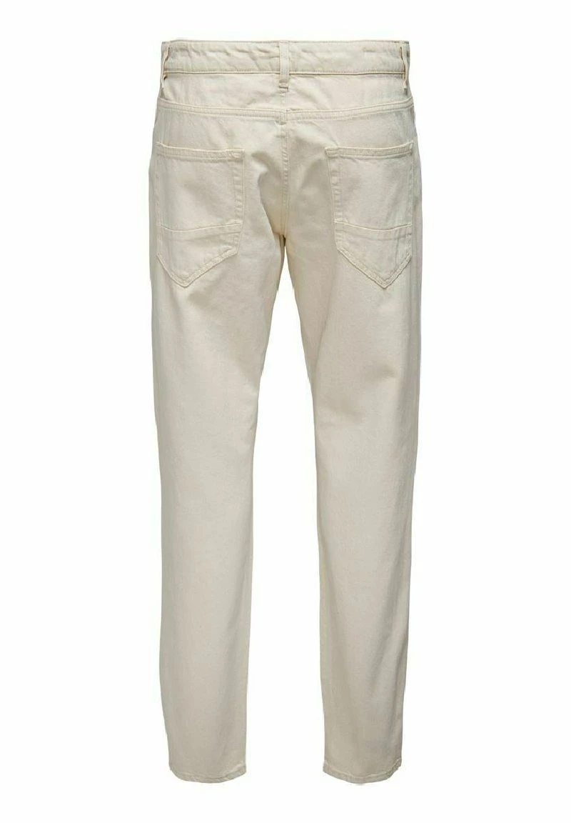 Only & Sons TWILL - Jeans Tapered Fit - Ecru 4 Only & Sons TWILL - Jeans Tapered Fit - Ecru – Bild 4