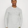 Only & Sons ONSBACE CREW - Strickpullover - Light Grey Melange