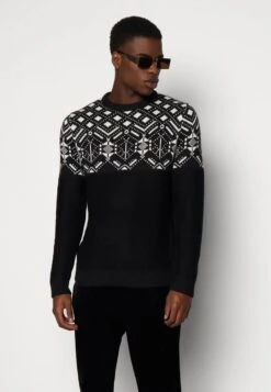 Only & Sons ONSEZ CREW - Strickpullover - Black -Only and Sons Verkäufe 80e33e8826984d63b61077f09106a78e