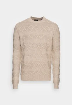 Only & Sons ONSWADE MOCK NECK - Strickpullover - Silver