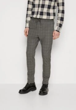 Only & Sons ONSLINUS TAP PANT - Stoffhose - Light Grey Melange