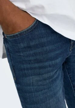 Only & Sons BASIC ONSLOOM STRETCH - Jeans Slim Fit - Dunkelblau -Only and Sons Verkäufe 870a87d907314657a5df5f5d3460be30