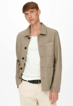Only & Sons FUNKTIONS - Leichte Jacke - Chinchilla -Only and Sons Verkäufe 8a78e6af45ce496fafda3fb0420c4457