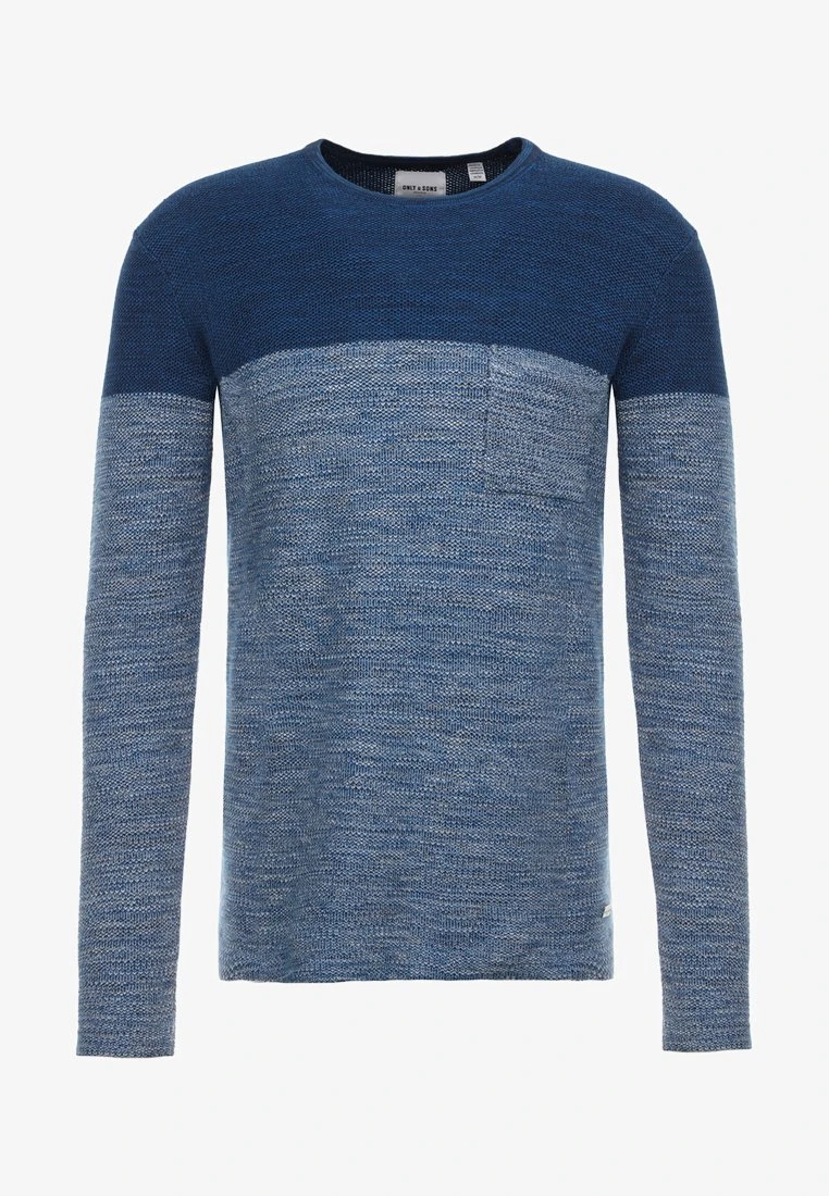 Only & Sons ONSLENNY POCKET STRUCTURE - Strickpullover - Dress Blues 5 Only & Sons ONSLENNY POCKET STRUCTURE - Strickpullover - Dress Blues – Bild 5