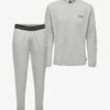 Only & Sons 2-TEILIGER LANGARM LOUNGEWEAR - Pyjama - Grau